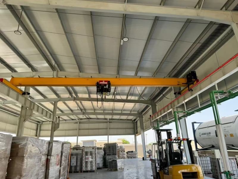 SEVENCRANE-European Type Single Girder Overhead Crane 1