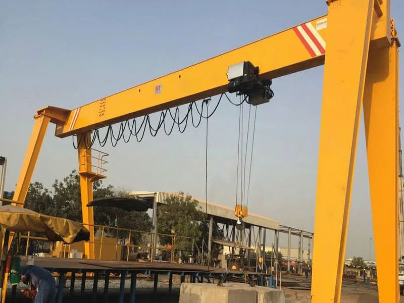 SEVENCRANE-Single Girder Gantry Crane 1