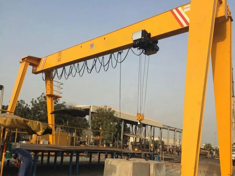 SEVENCRANE-Single Girder Gantry Crane 1