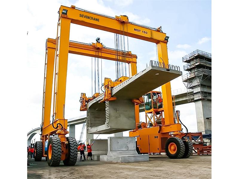 SEVENCRANE-rubber tyred gantry crane 2