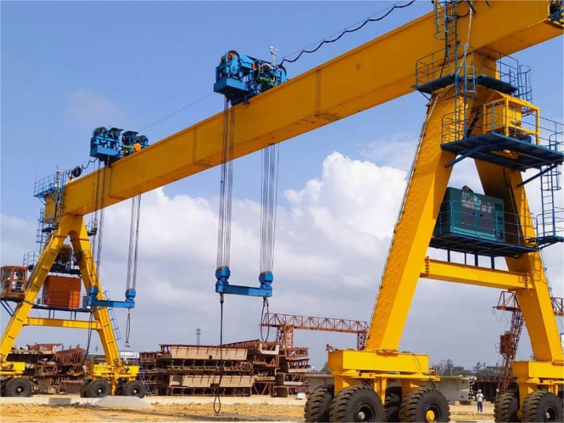 sevencrane-rubber tyred gantry crane ၂